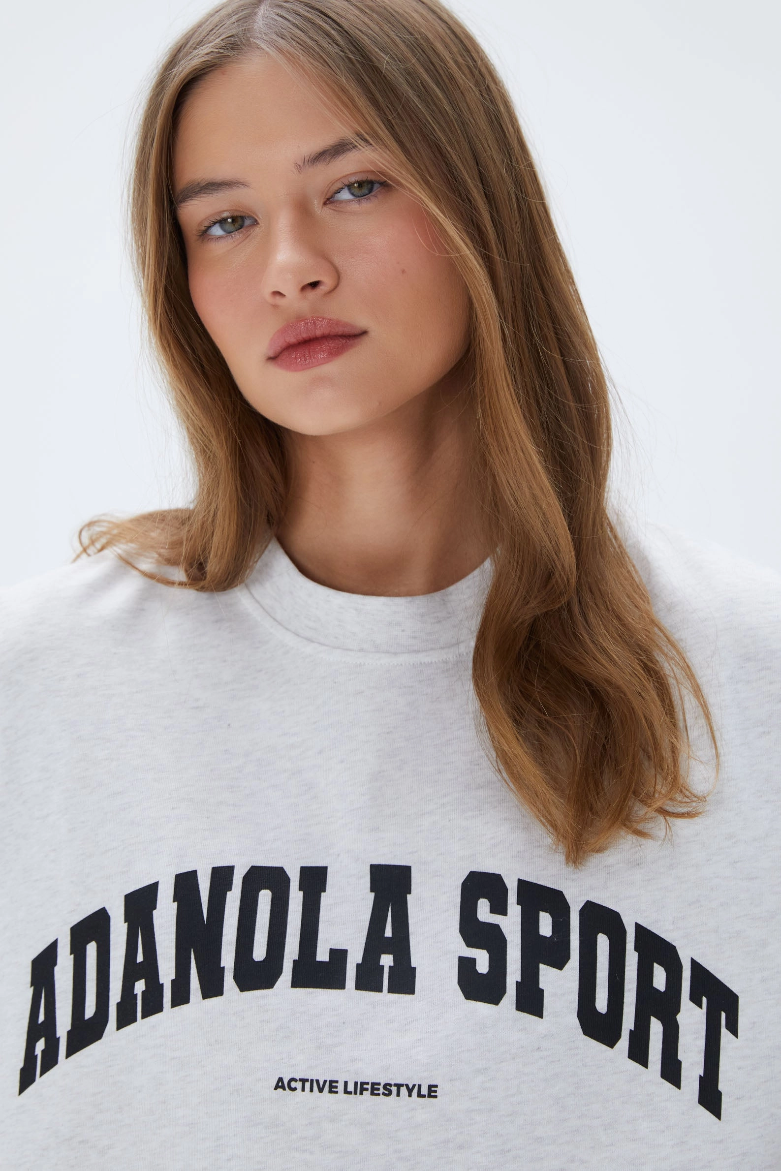 AS Short Sleeve Oversized T-shirt - Grey Melange