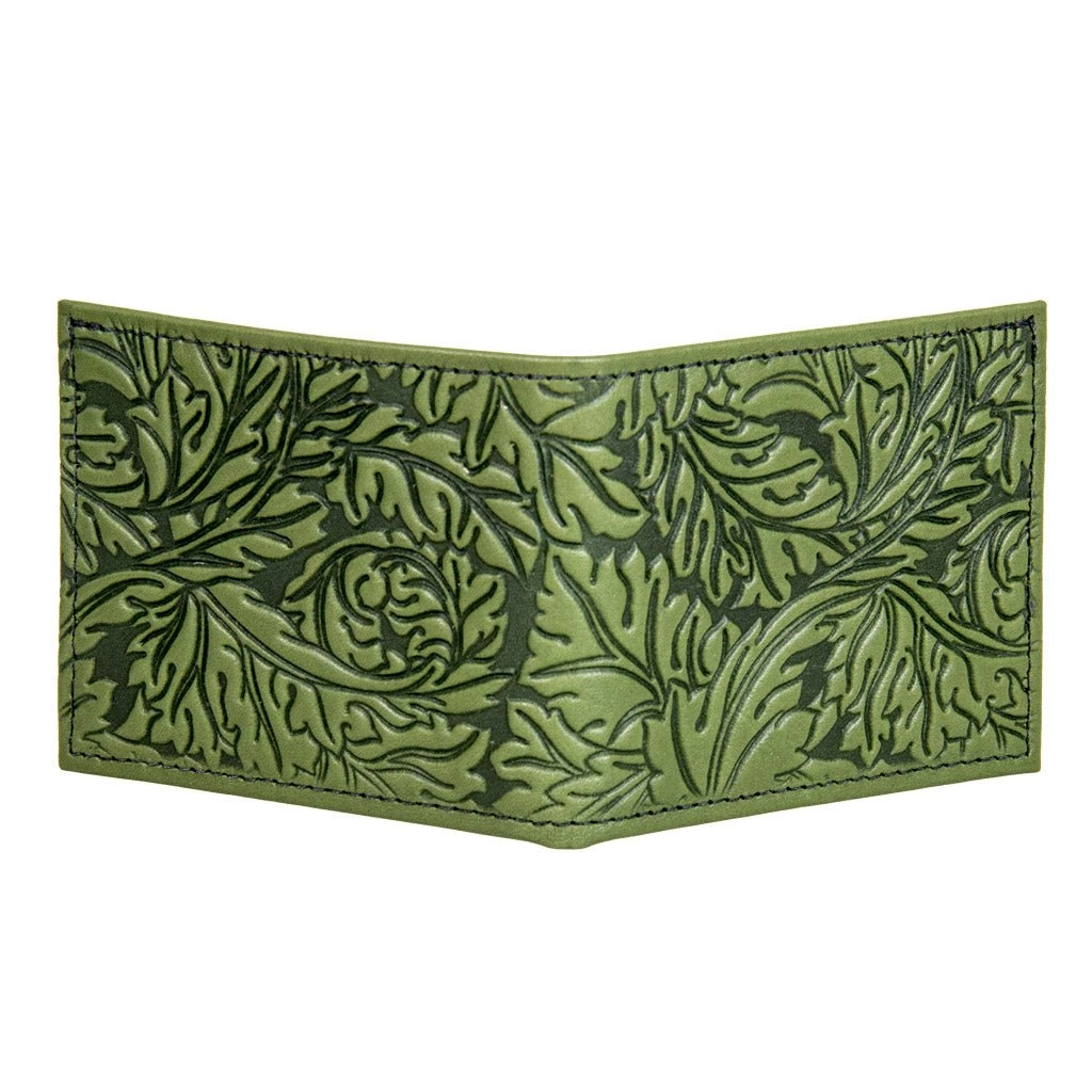 Bi-Fold Wallet, Acanthus Leaf