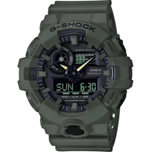 Casio Men's Dive Watch - G-Shock Olive Green Resin Strap Shock Resistant | GA700UC-3A