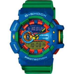 Casio Men's Watch - G-Shock Shock Resistant Green Strap Analog-Digital | GA400-2A
