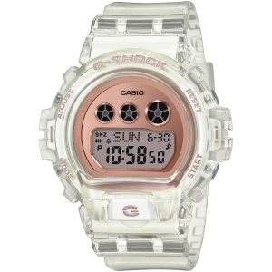 Casio Women's Watch - G-Shock Pink and Grey Ana-Digi Dial Resin Strap | GMDS6900SR-7