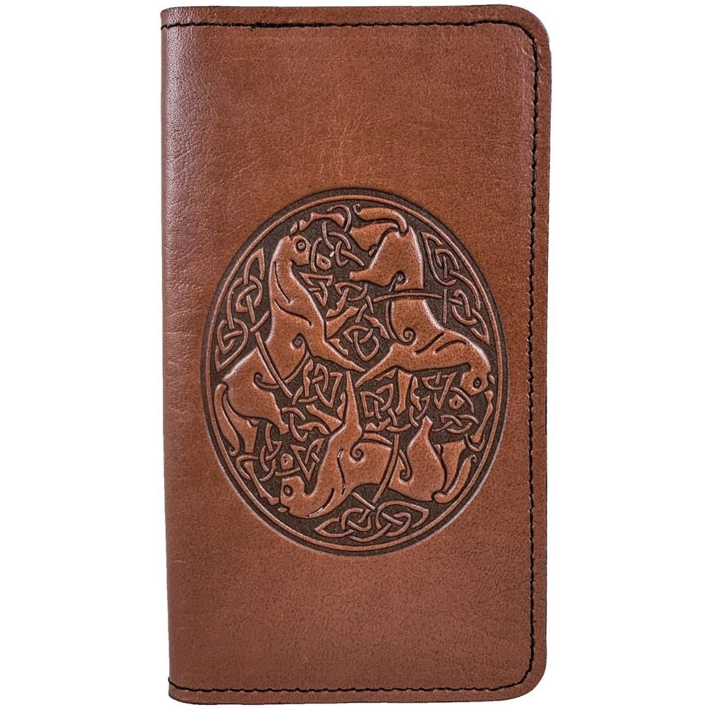 Checkbook Cover, Celtic Horses