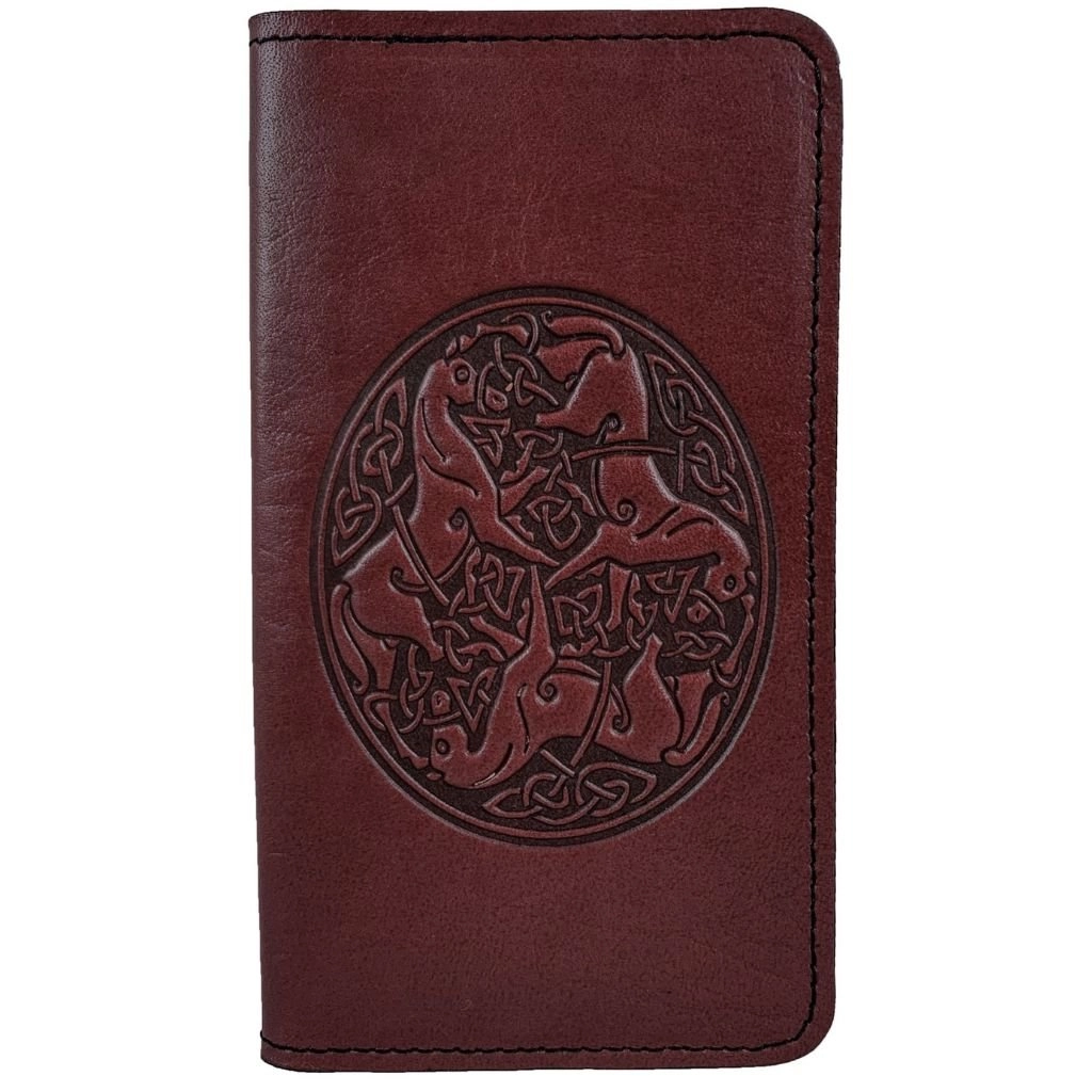 Checkbook Cover, Celtic Horses