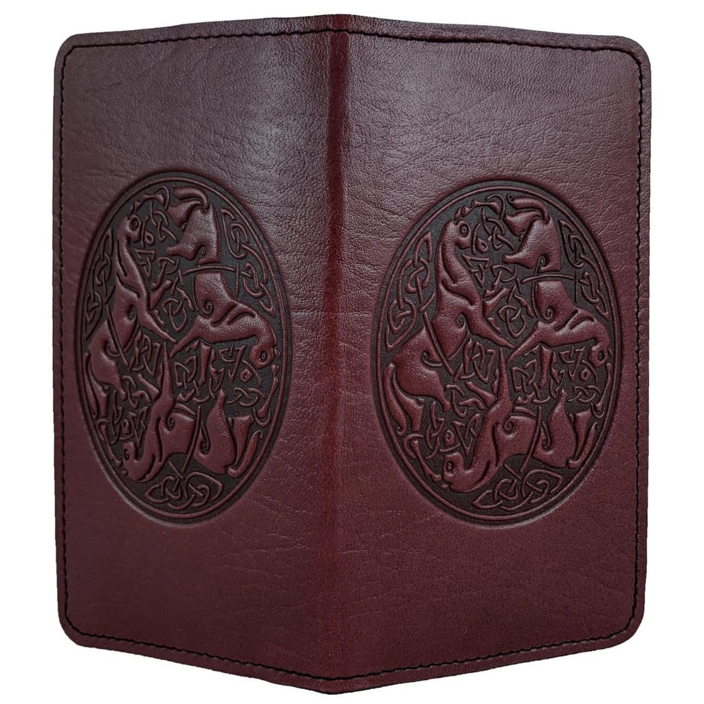 Checkbook Cover, Celtic Horses