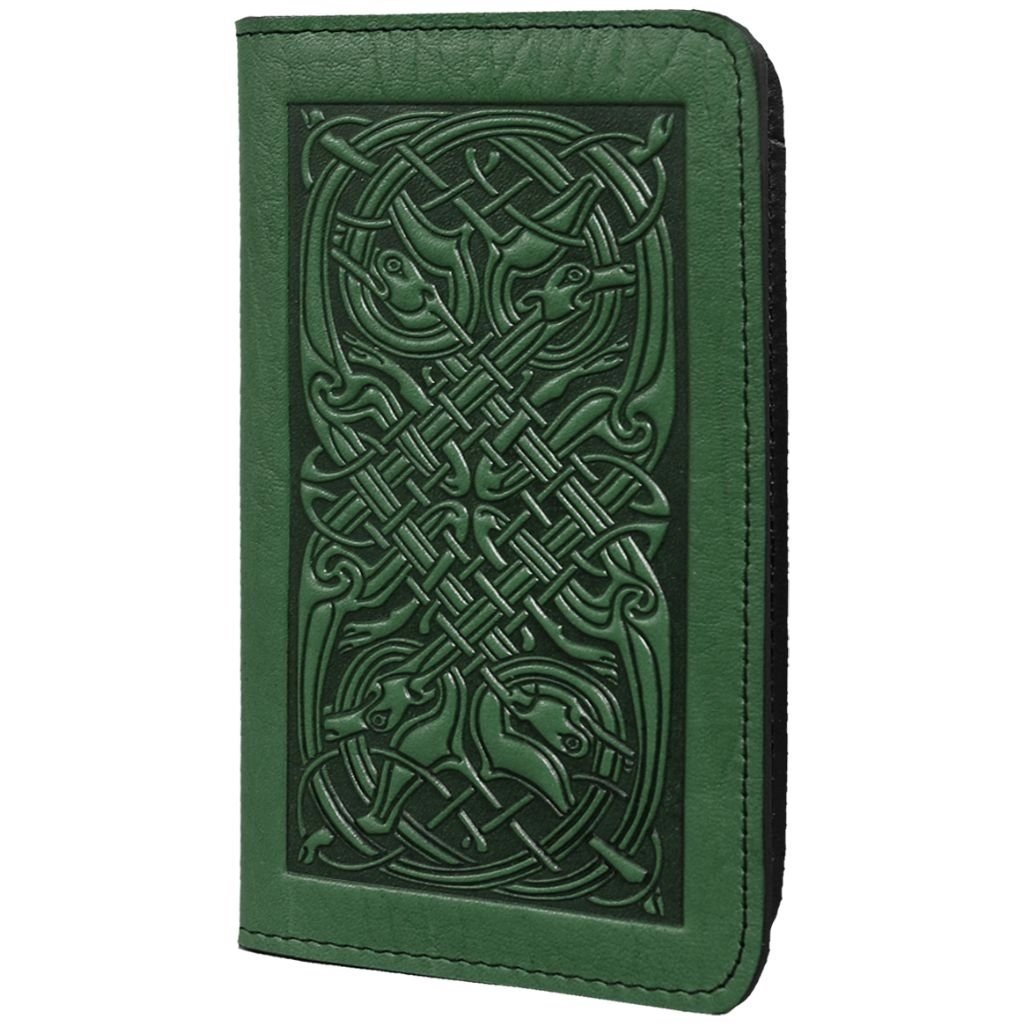 Checkbook Cover, Celtic Hounds