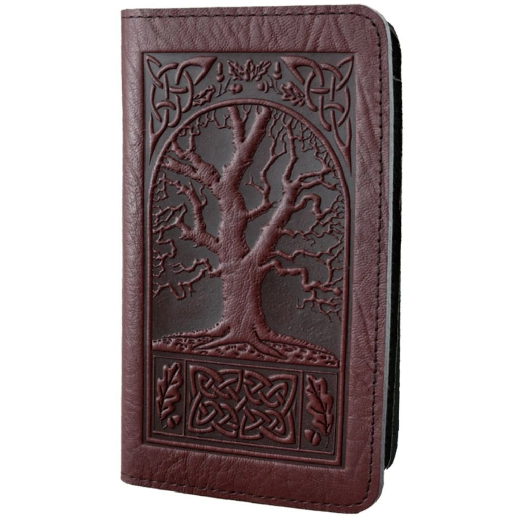 Checkbook Cover, Celtic Oak
