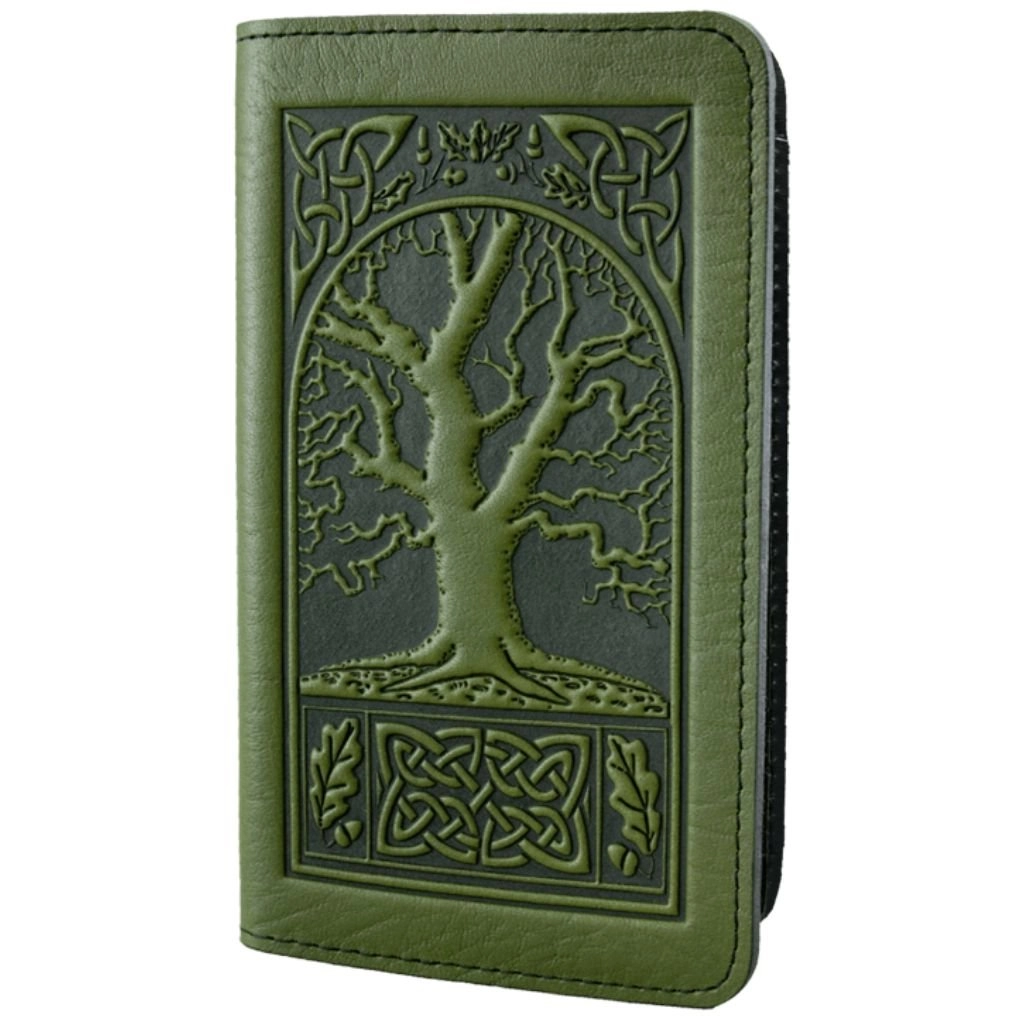 Checkbook Cover, Celtic Oak