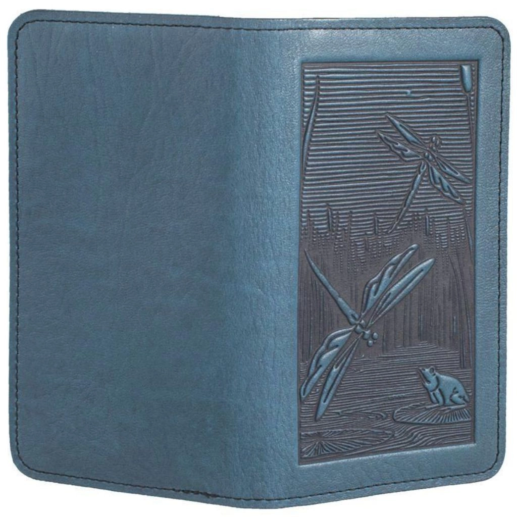Checkbook Cover, Dragonfly Pond