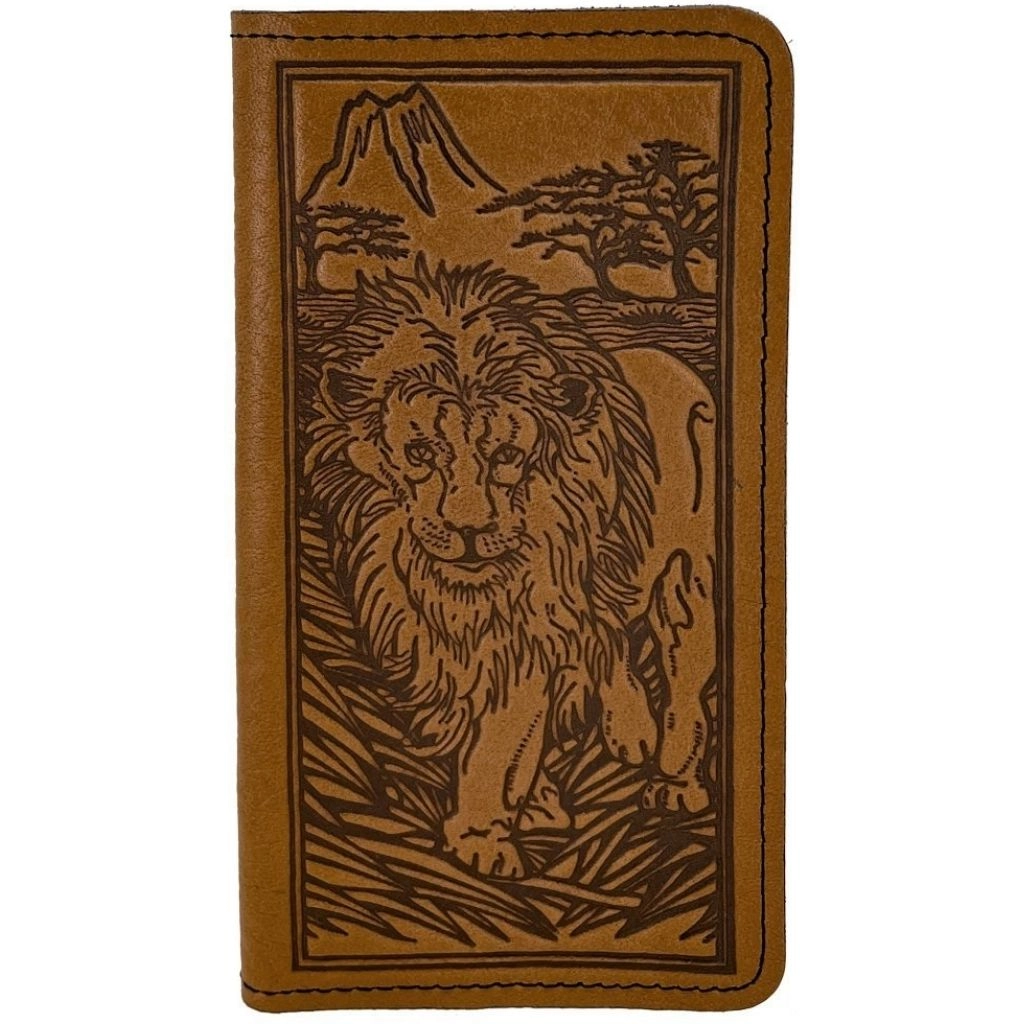 Checkbook Cover, Lion