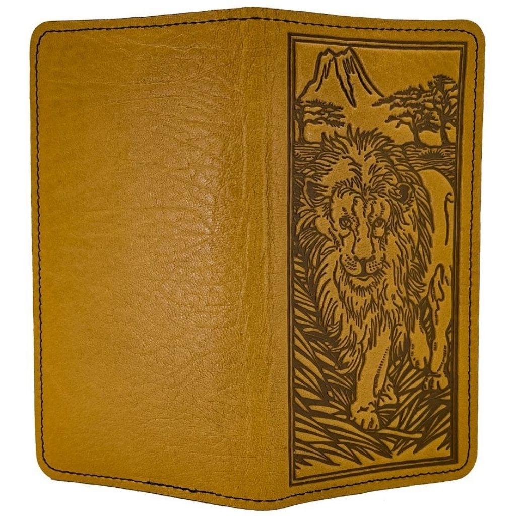 Checkbook Cover, Lion