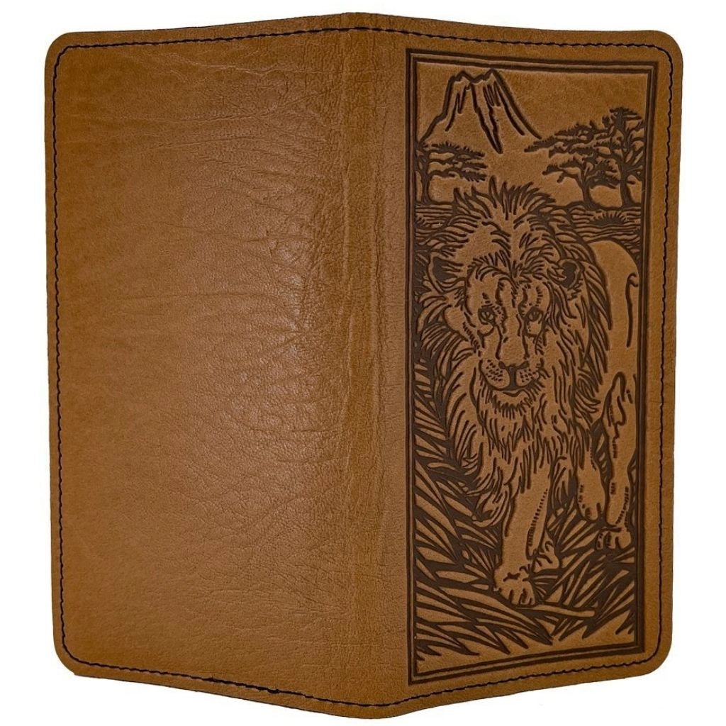 Checkbook Cover, Lion