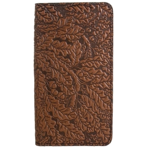 Checkbook Cover, Oak Leaves