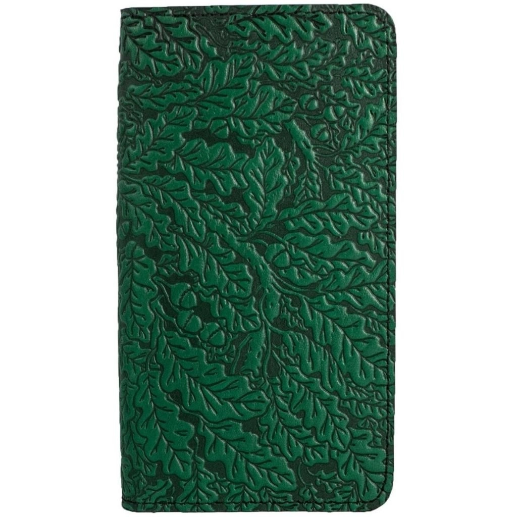 Checkbook Cover, Oak Leaves
