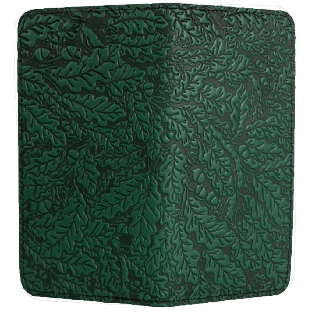 Checkbook Cover, Oak Leaves