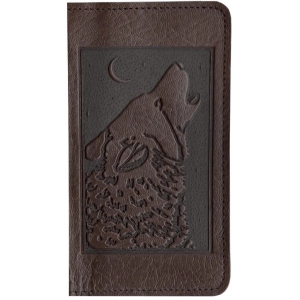 Checkbook Cover, Singing Wolf