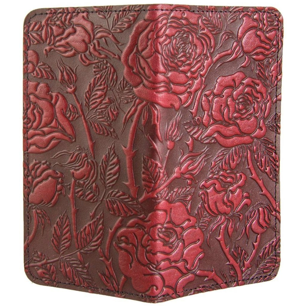 Checkbook Cover, Wild Rose