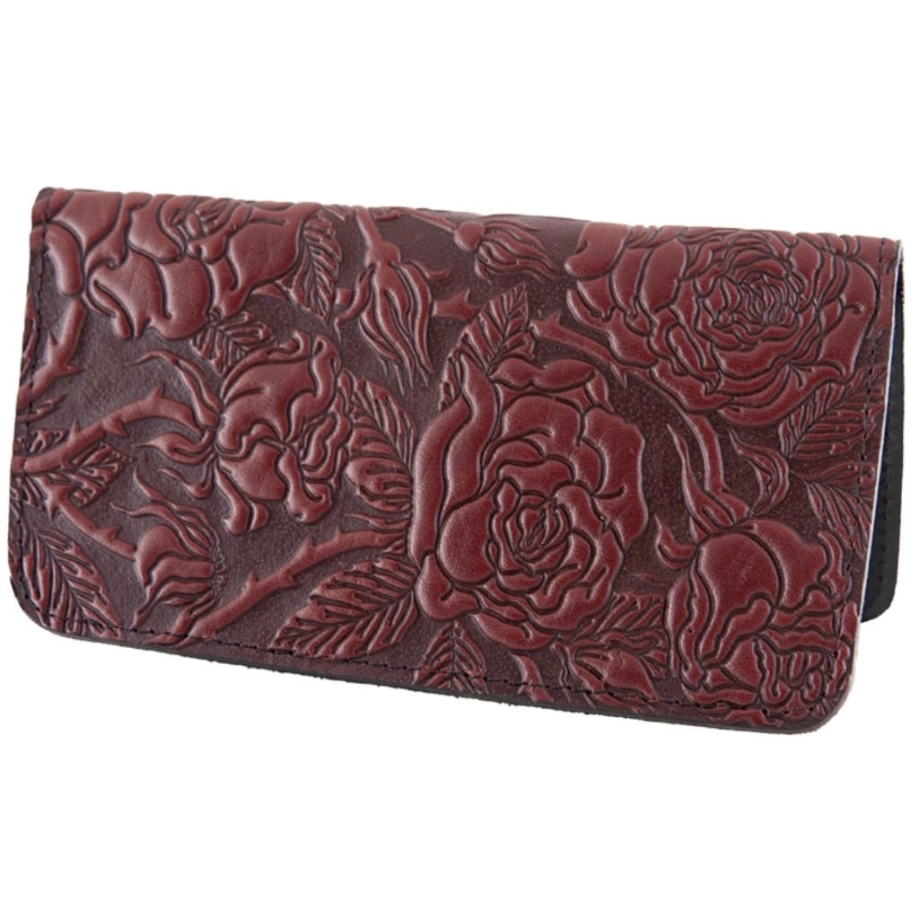 Checkbook Cover, Wild Rose