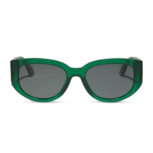 DREW - PALM GREEN CRYSTAL   GREY   POLARIZED SUNGLASSES