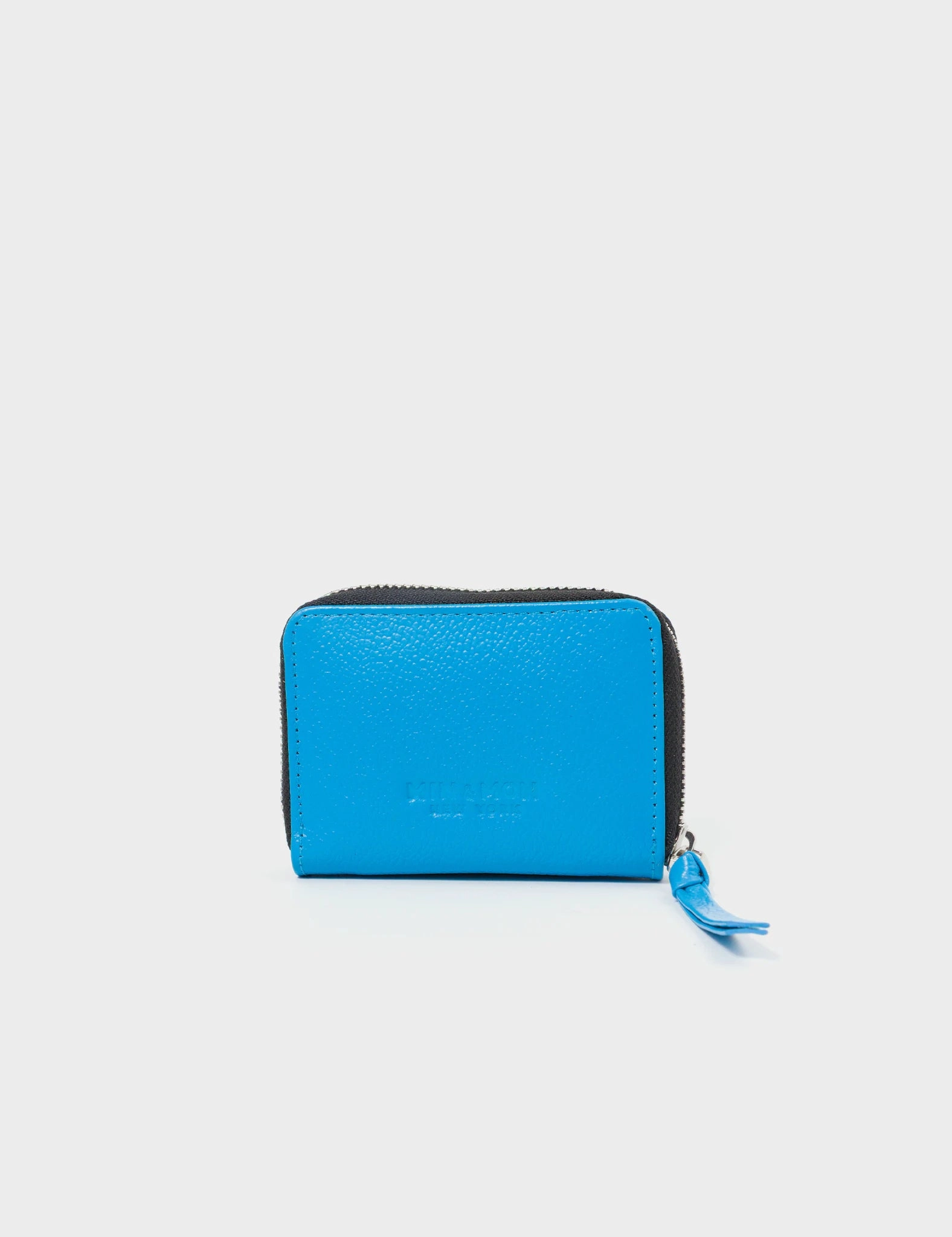 Frodo Ibiza Blue Leather Zip Around Wallet - Look Up 👀