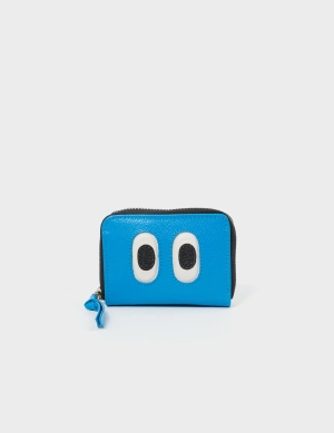 Frodo Ibiza Blue Leather Zip Around Wallet - Look Up 👀