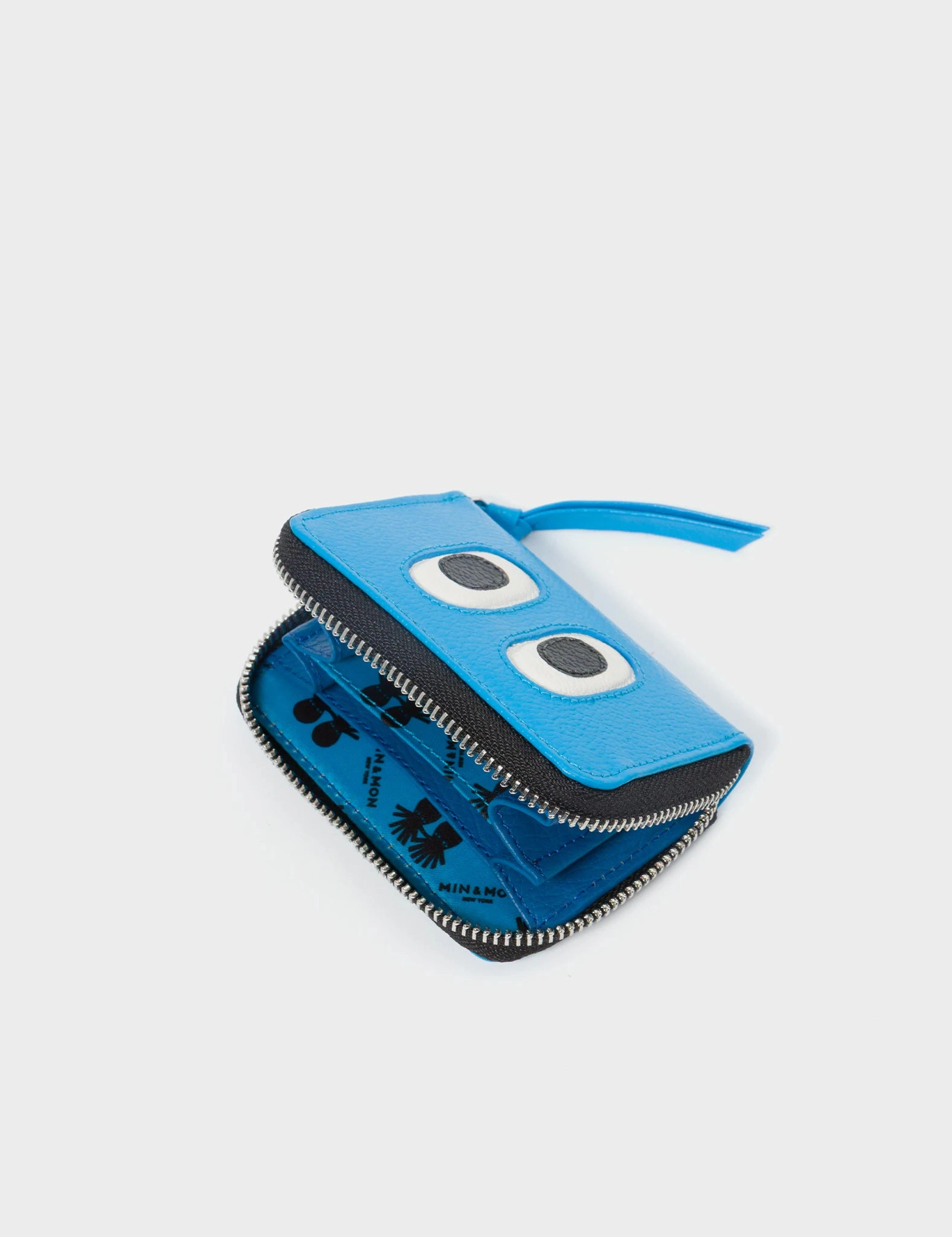Frodo Ibiza Blue Leather Zip Around Wallet - Look Up 👀