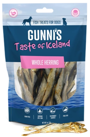 Gunni's Whole Herring Dog Treats