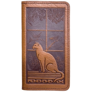 HAPPY EXTRA, Checkbook Cover, Cat in Window