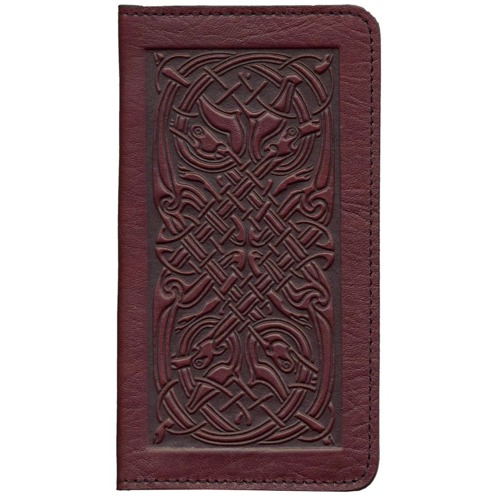 HAPPY EXTRA, Checkbook Cover, Celtic Hounds