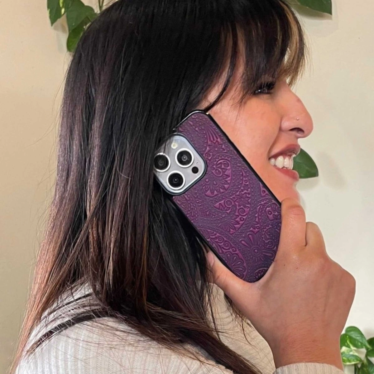 HAPPY EXTRA, iPhone Case, Paisley