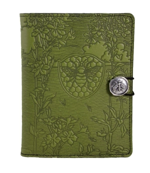 HAPPY EXTRA, Leather Cover for Kindle e-Readers, Bee Garden in Fern