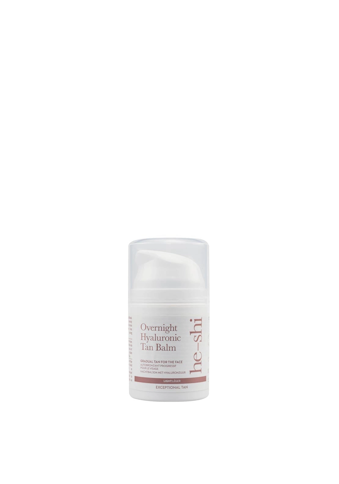He-Shi Overnight Hyaluronic Tan Balm, Light