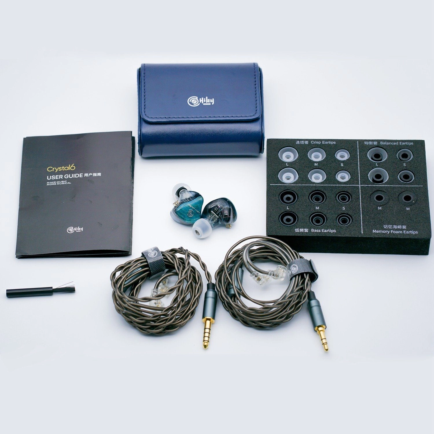 HiBy Crystal 6 4-Way 6BA Flagship In-Ear Monitors