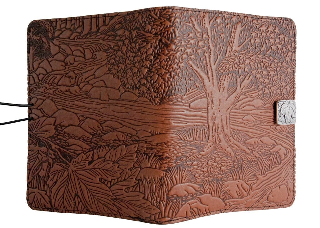 Leather Cover for Kindle e-Readers, Creekbed Maple