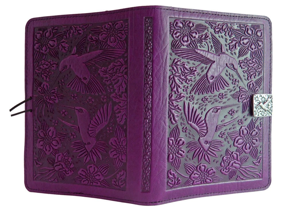 Leather Cover for Kindle e-Readers, Hummingbird