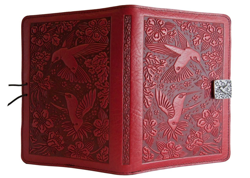 Leather Cover for Kindle e-Readers, Hummingbird