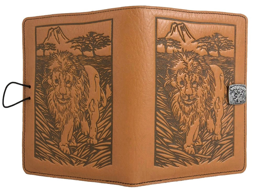 Leather Cover for Kindle e-Readers, Lion