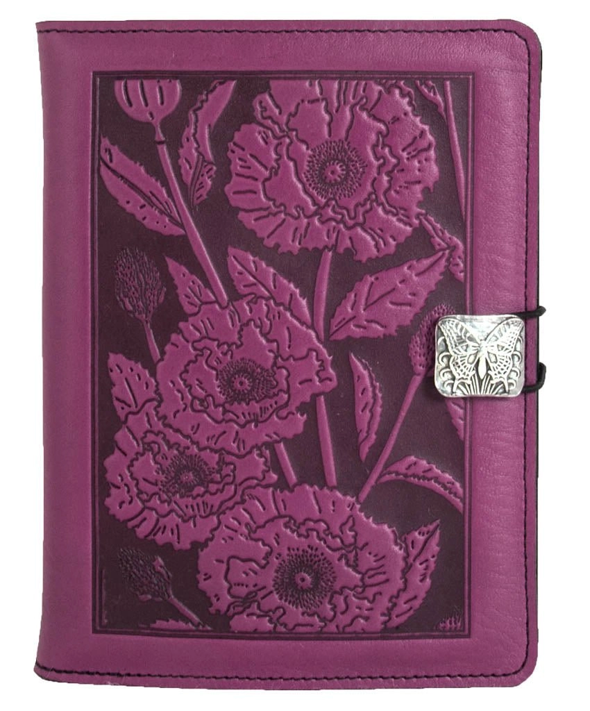Leather Cover for Kindle e-Readers, Oriental Poppy