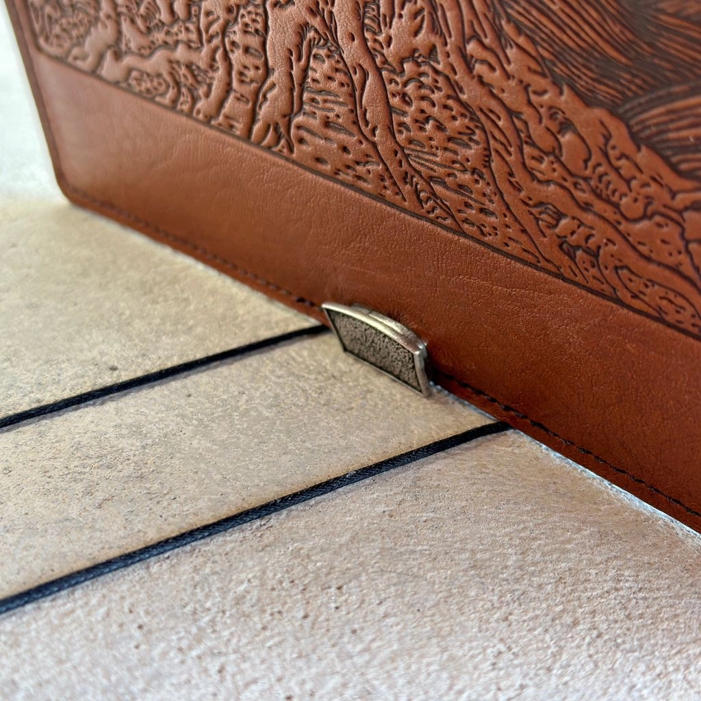 Leather Kindle Scribe Cover, Wild Rose