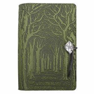 Leather Refillable Journal Notebook, Avenue of Trees