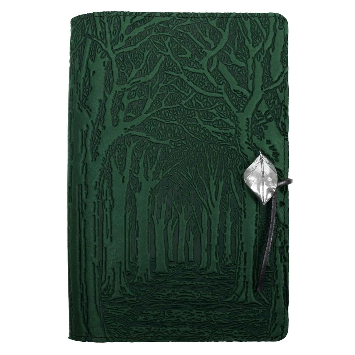 Leather Refillable Journal Notebook, Avenue of Trees