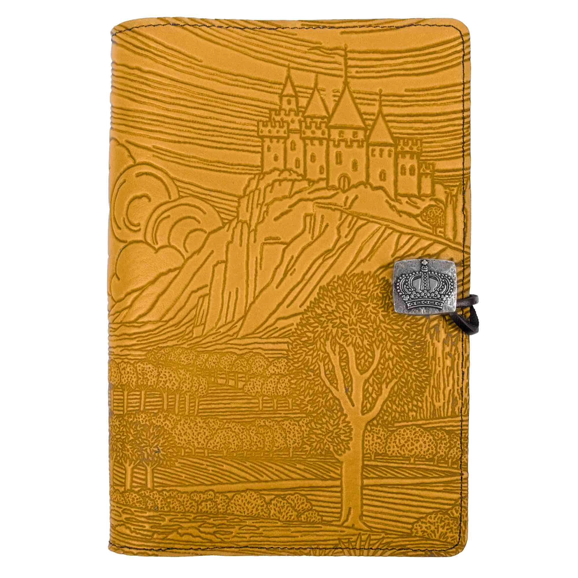 Leather Refillable Journal Notebook, Camelot