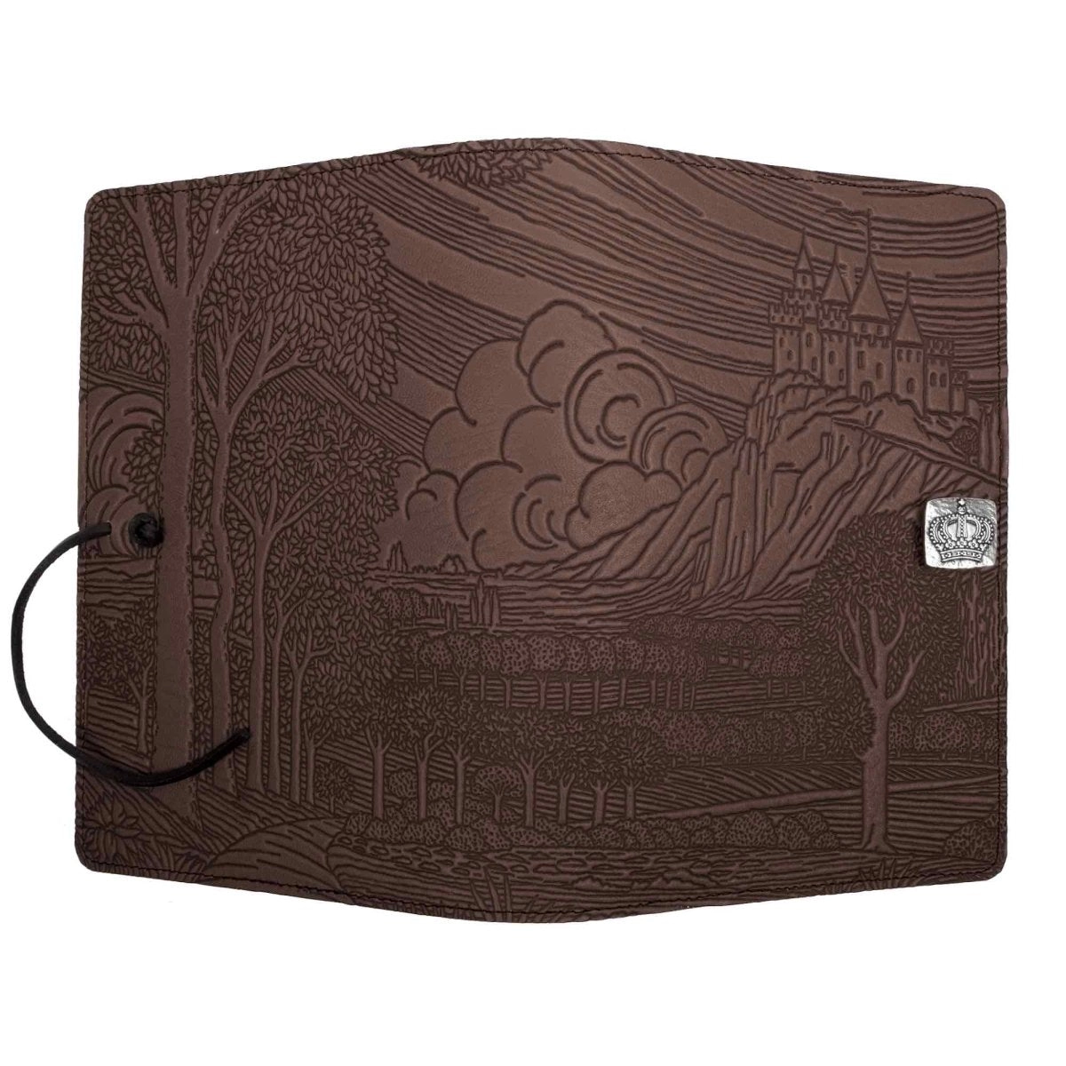 Leather Refillable Journal Notebook, Camelot