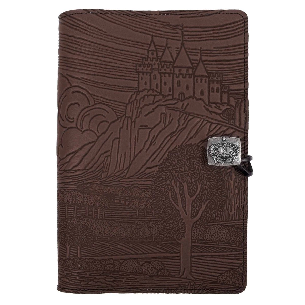 Leather Refillable Journal Notebook, Camelot