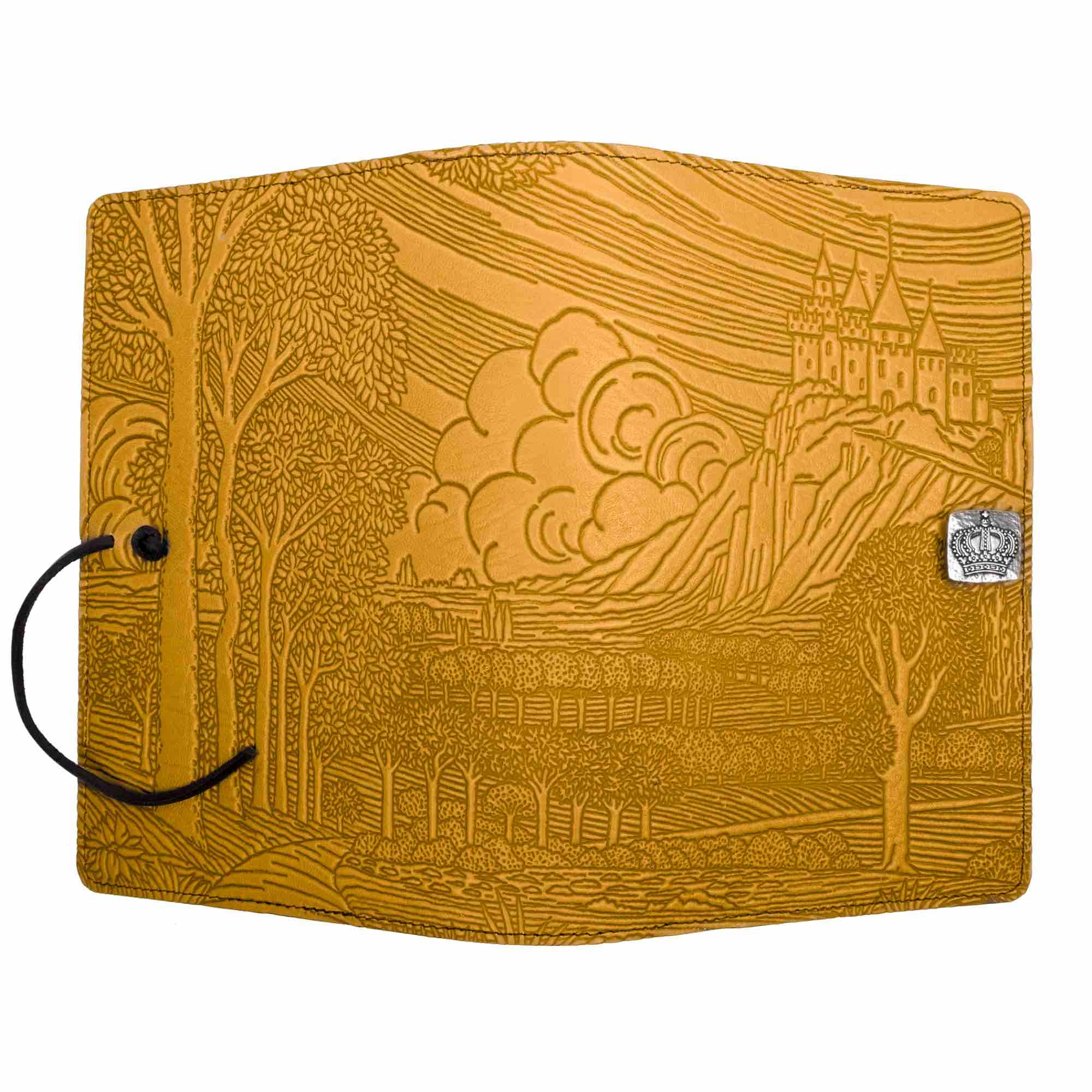 Leather Refillable Journal Notebook, Camelot