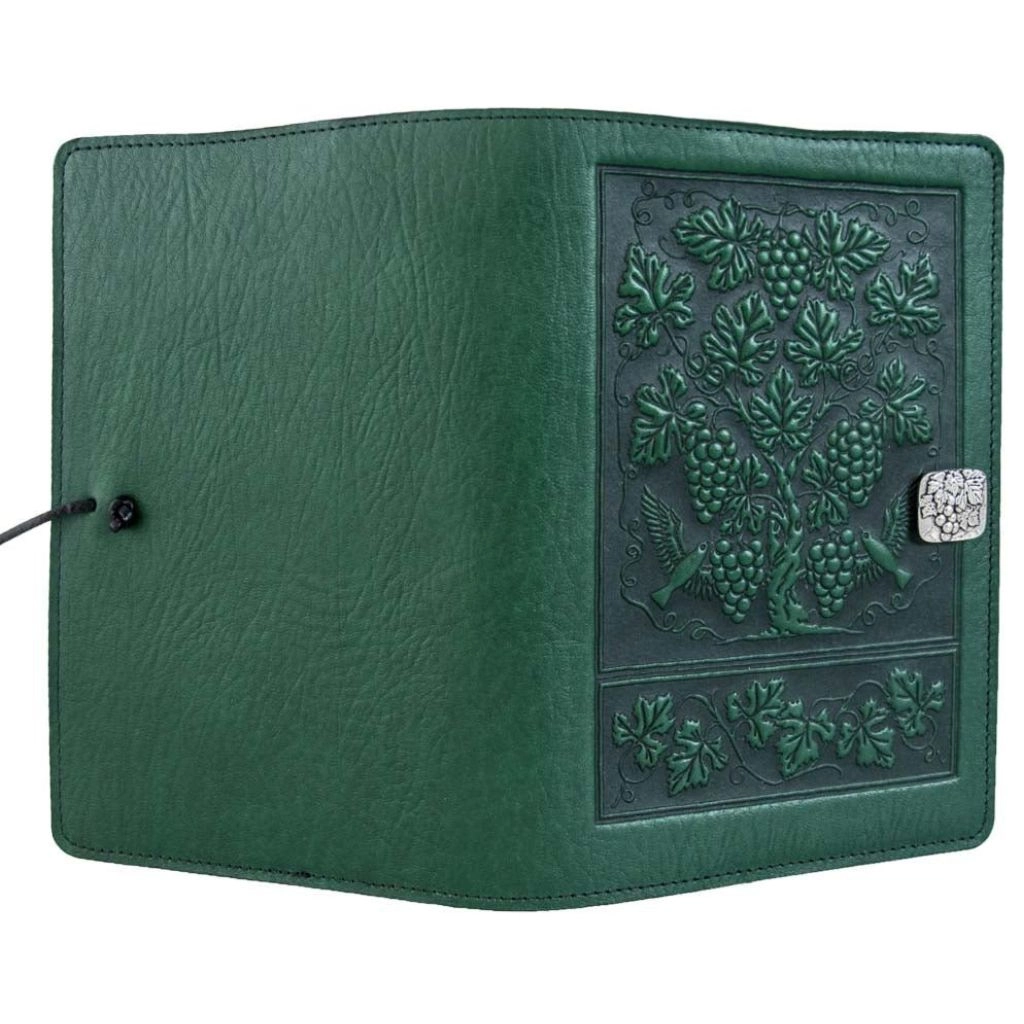 Leather Refillable Journal Notebook, Grapevine