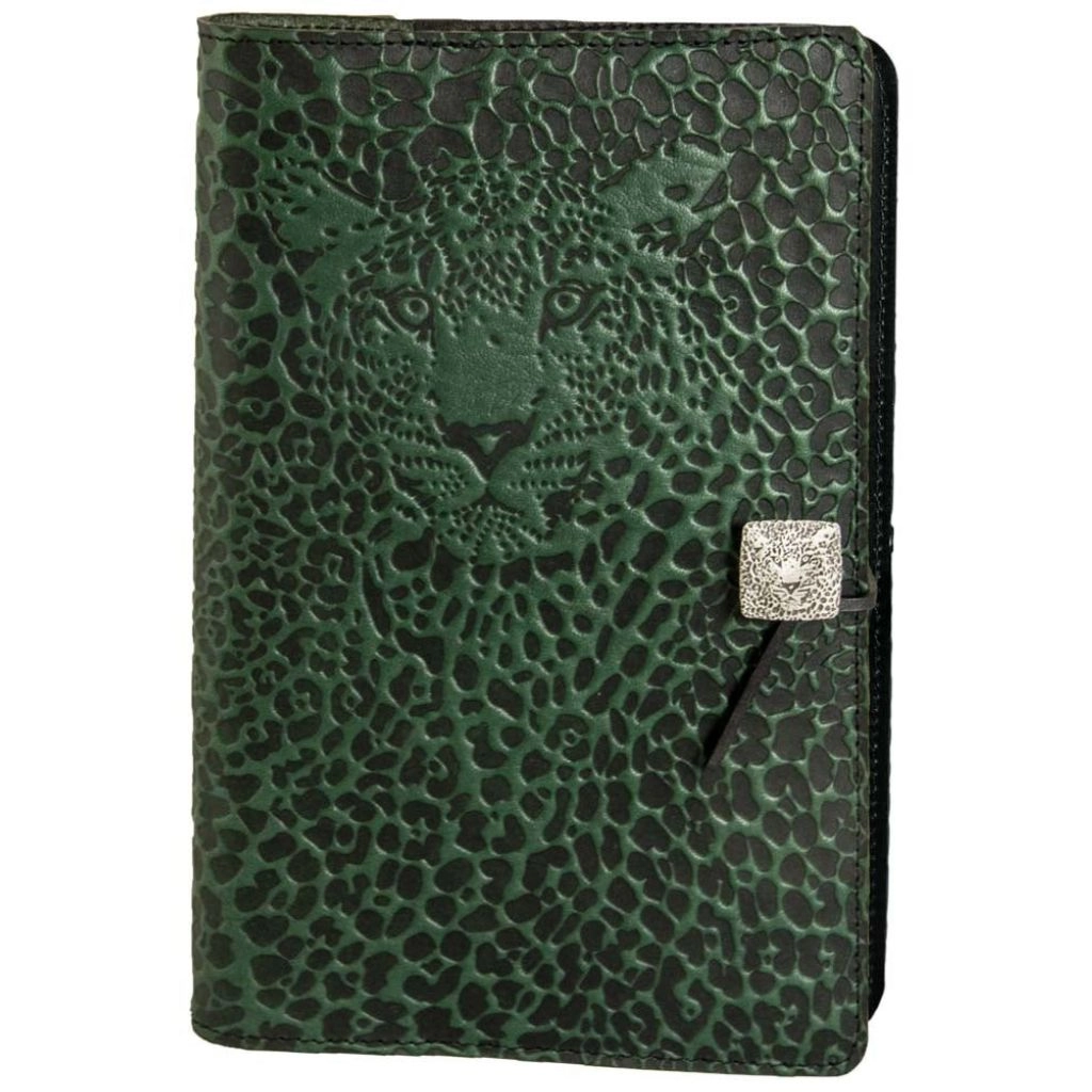 Leather Refillable Journal Notebook, Leopard