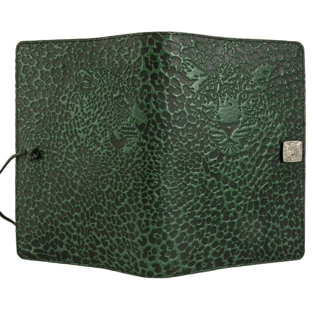 Leather Refillable Journal Notebook, Leopard