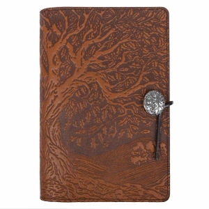 Leather Refillable Journal Notebook, Tree of Life