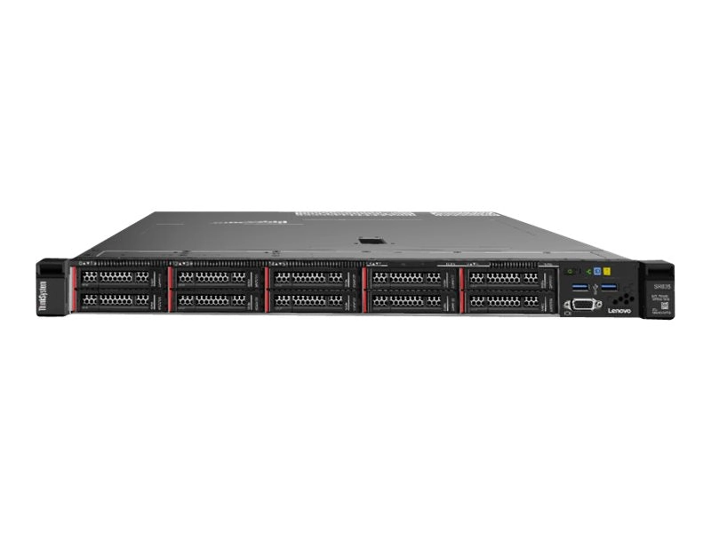 Lenovo ThinkSystem SR635 7Y99 - Server - rack-mountable - 1U - 1-way - 1 x EPYC 7502P / up to 3.35 GHz - RAM 32 GB - no HDD - 7Y99A017NA