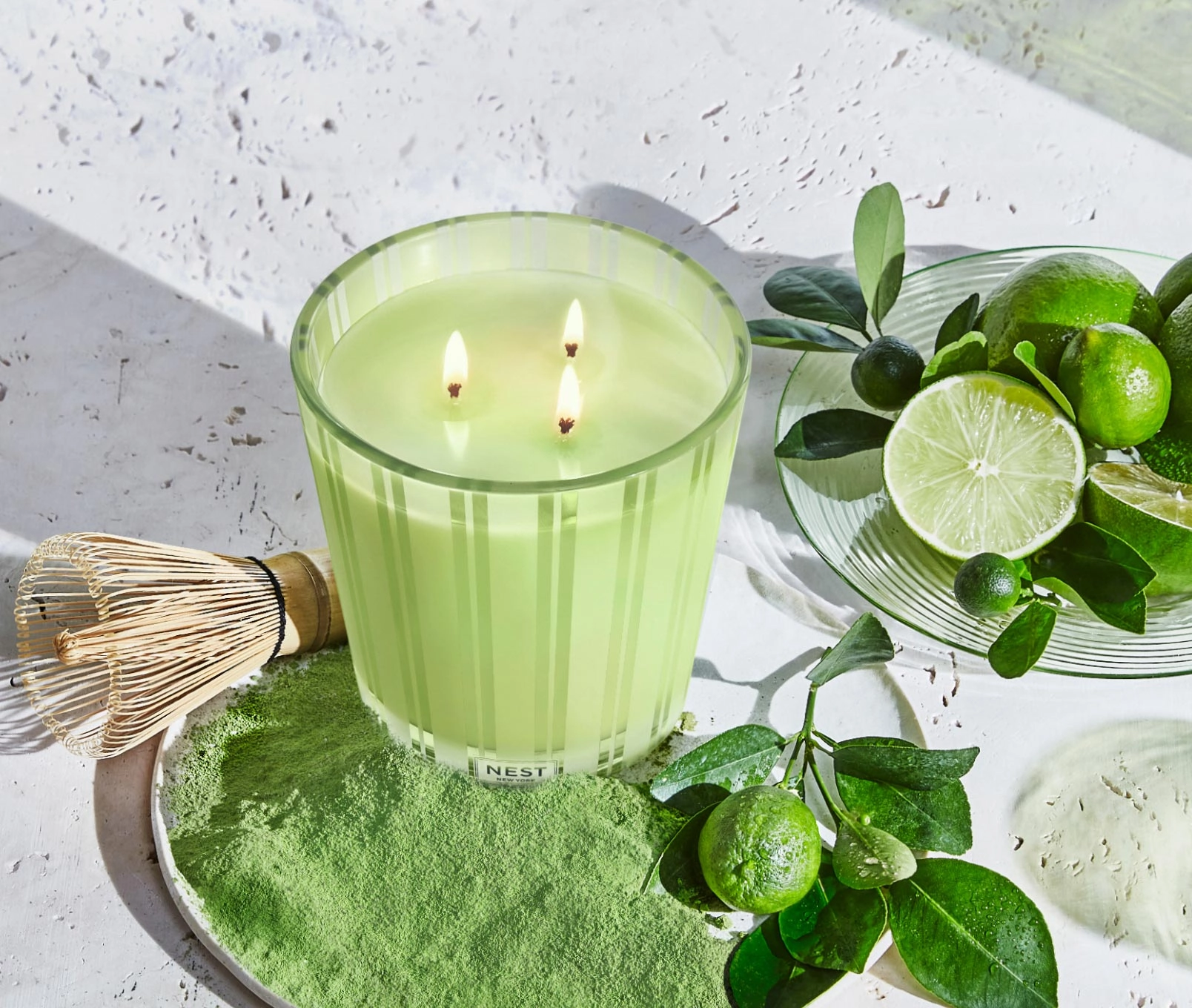 Lime Zest & Matcha 3-Wick Candle